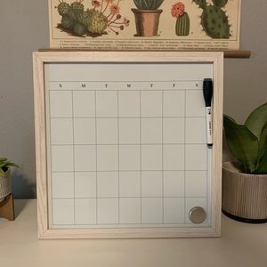 • Dry Erase Calendar •